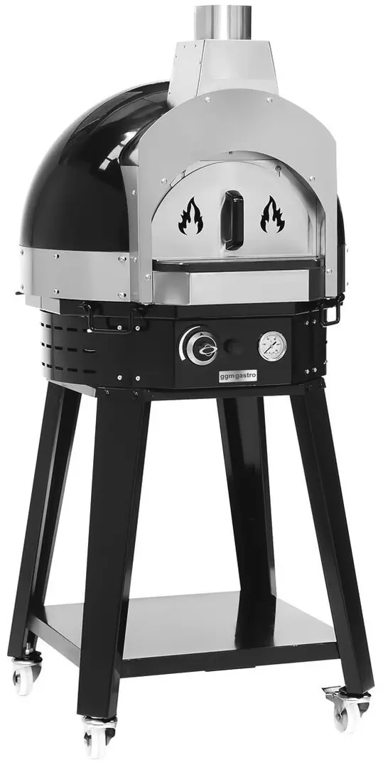 Печь для пиццы газовая GGM Gastro GPOUE8S (Black)