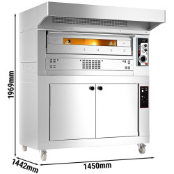 Печь для пиццы газовая GGM Gastro PEZ630G#HG (Inox) Thumb