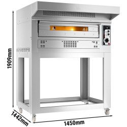 Печь для пиццы газовая GGM Gastro PEZ630G#HU (Inox) Thumb