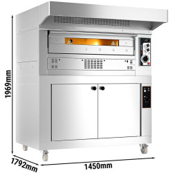 Cuptor pentru pizza pe gaz GGM Gastro PEZ930G#HG (Inox) Thumb