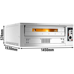 Печь для пиццы газовая GGM Gastro PEZ930G (Inox) Thumb