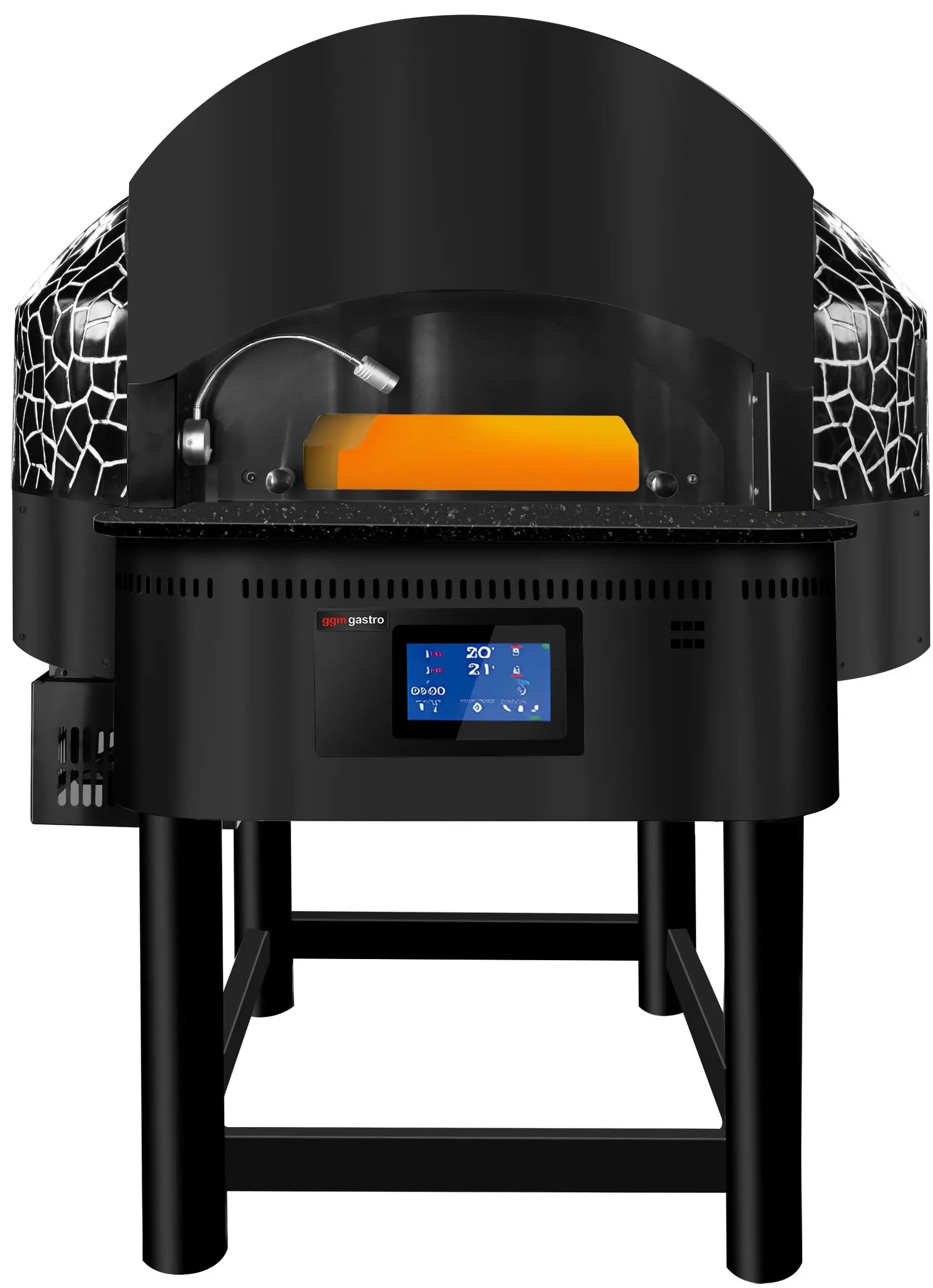 Печь для пиццы газовая GGM Gastro SPOGE9N (Black) - 2