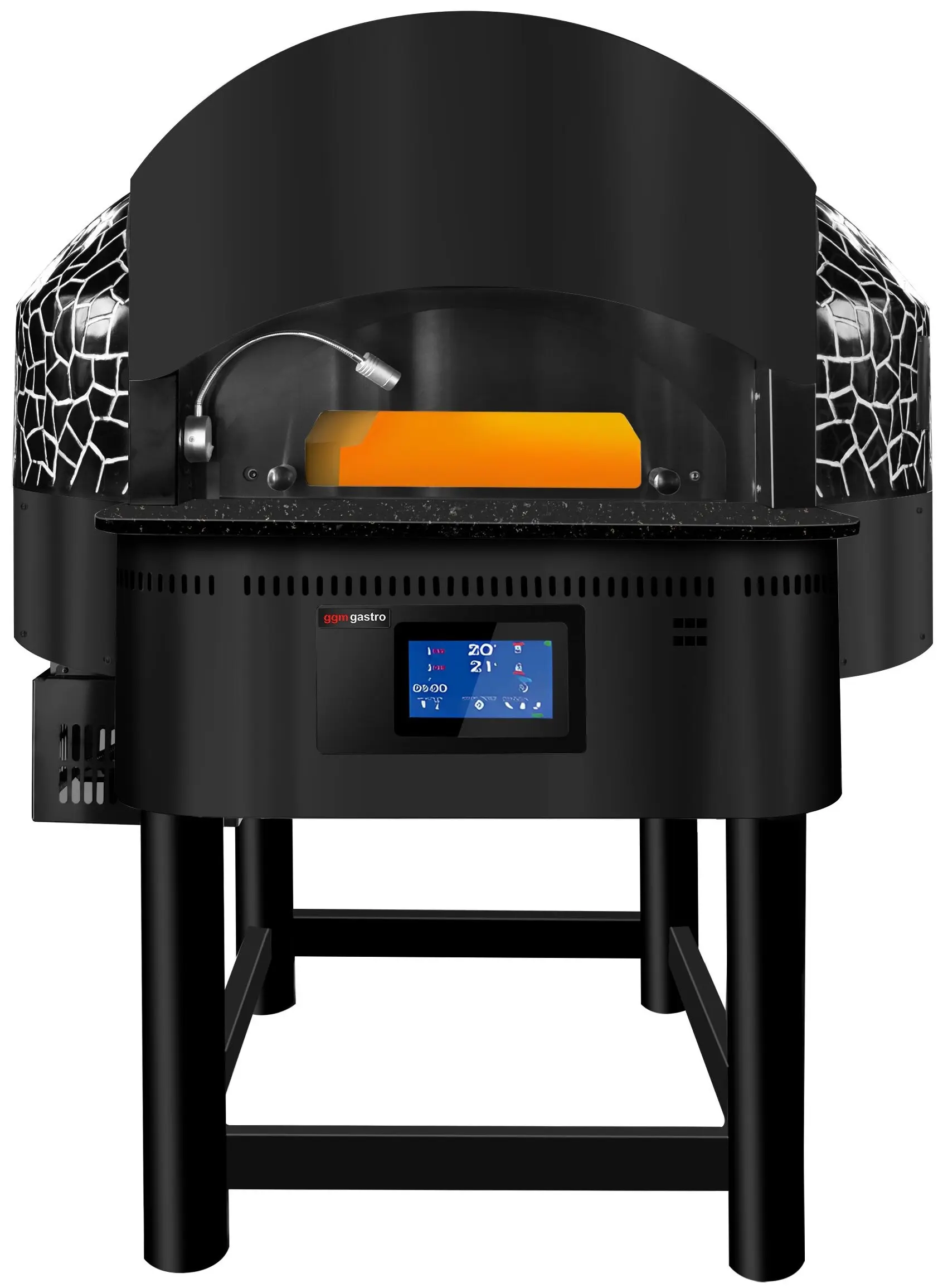 Печь для пиццы газовая GGM Gastro STPOE930N (Black) - 2