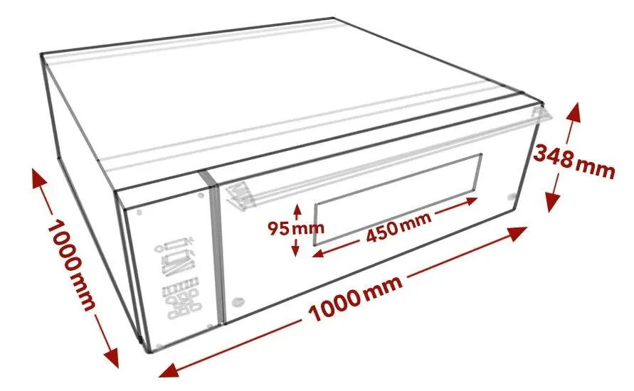 Печь для пиццы GGM Gastro EOB100 (Inox/Black) - 5