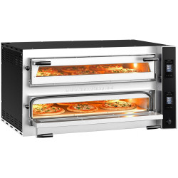 Печь для пиццы GGM Gastro PDP66BTC-NB (Inox/Black)