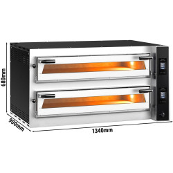 Печь для пиццы GGM Gastro PDP66BTC-NB (Inox/Black) Thumb