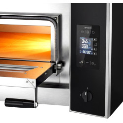 Печь для пиццы GGM Gastro PDP66TTC-NB#UDP66T-N (Inox/Black) Thumb