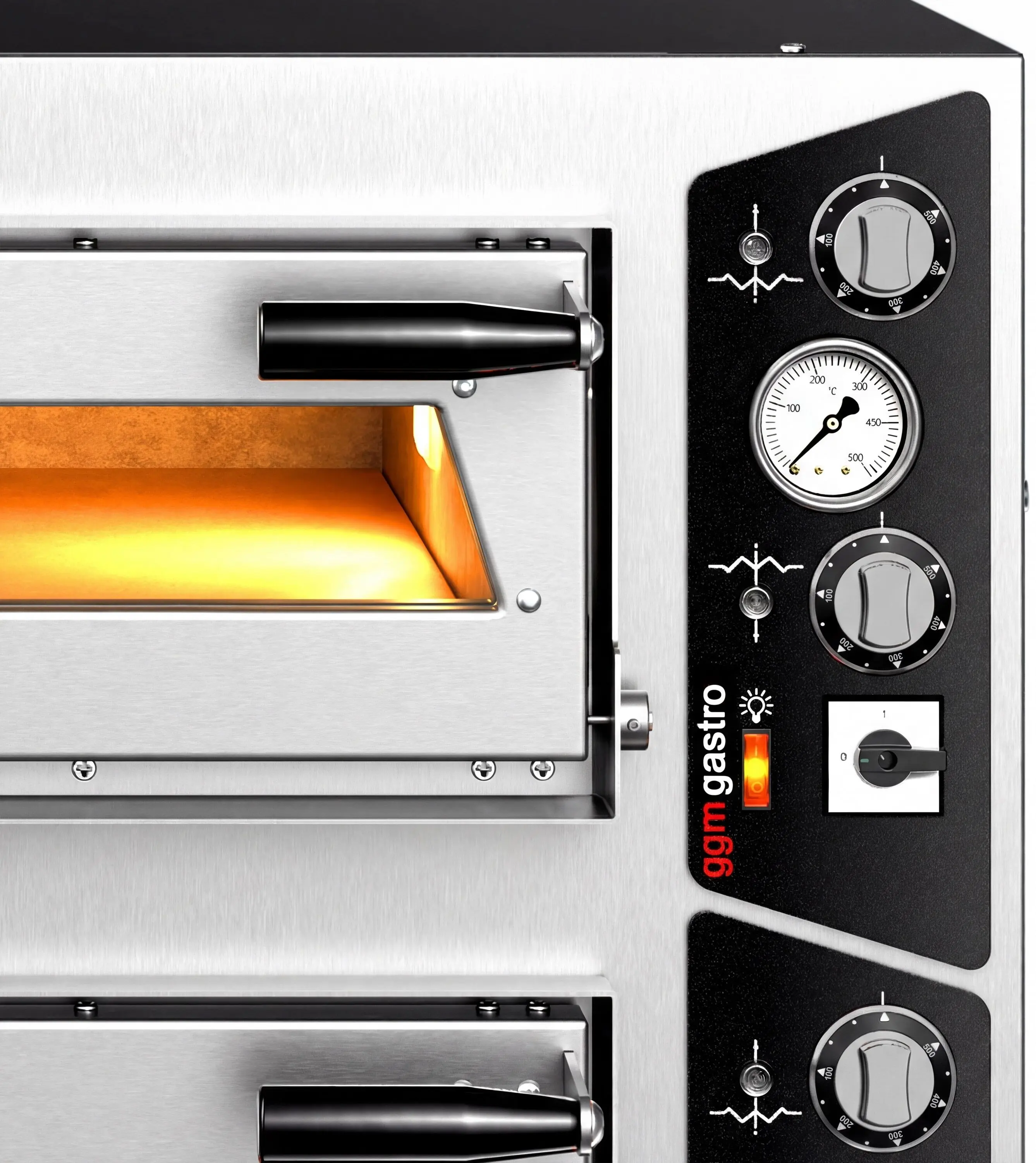 Печь для пиццы GGM Gastro PDP99 (Inox/Black) - 5