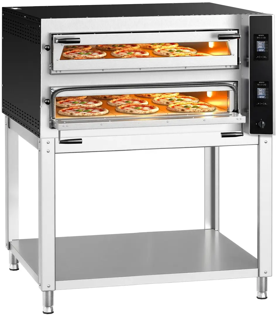 Печь для пиццы GGM Gastro PDP99TC-NB#UDP99-N (Inox/Black)