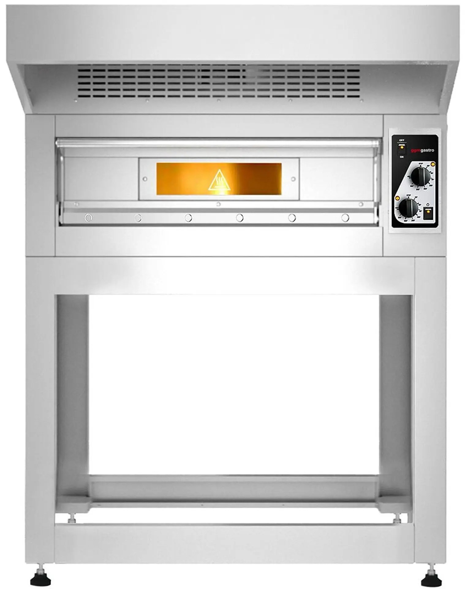 Печь для пиццы GGM Gastro PEZ430#HU (Inox) - 2