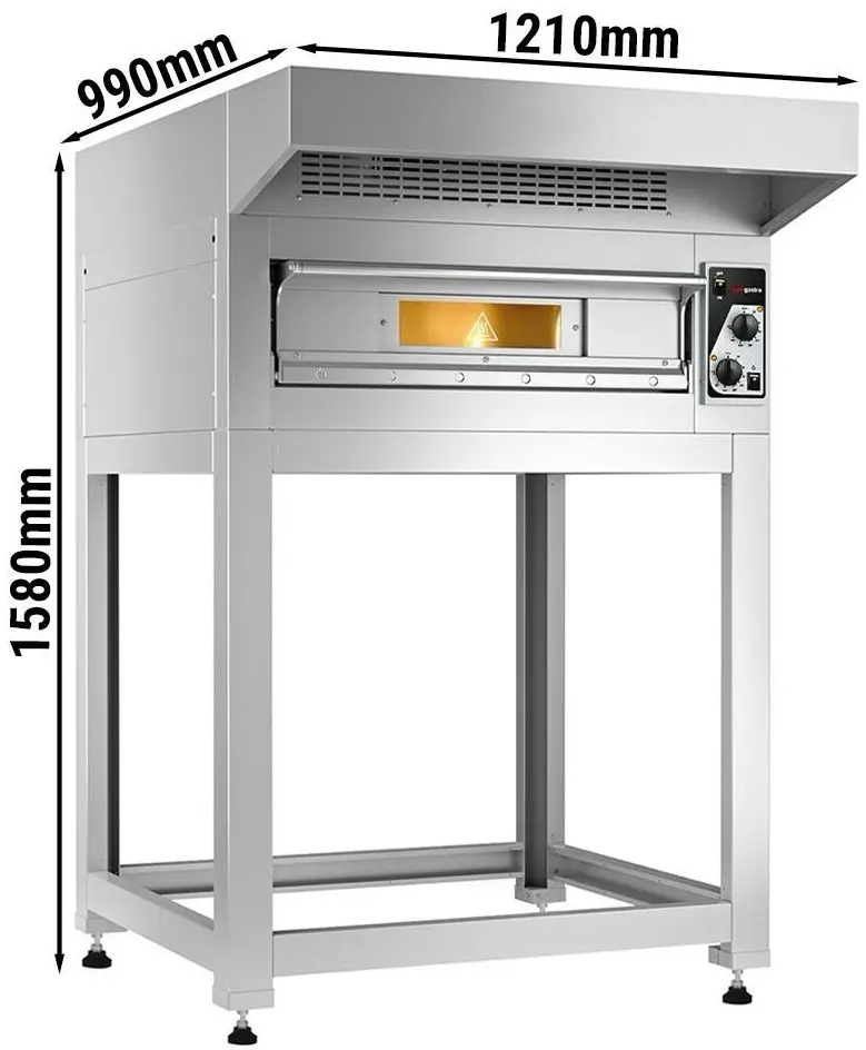 Печь для пиццы GGM Gastro PEZ430#HU (Inox) - 5