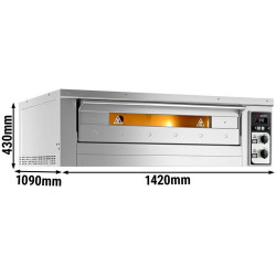 Печь для пиццы GGM Gastro PEZ630 (Inox) Thumb