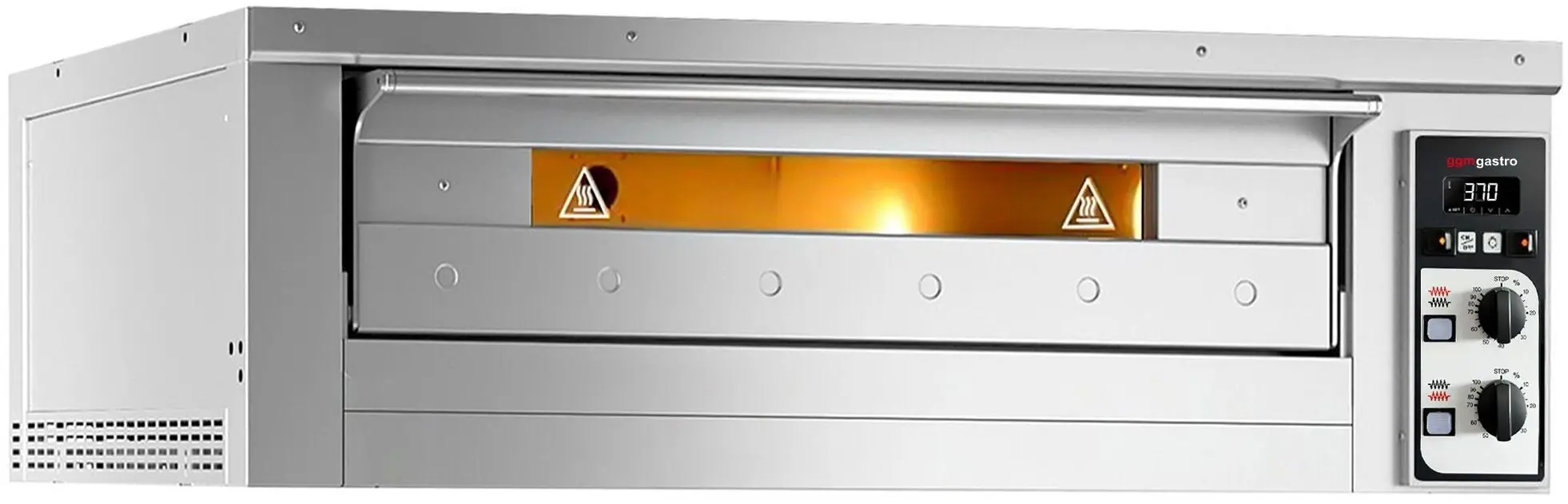 Печь для пиццы GGM Gastro PEZ630 (Inox)