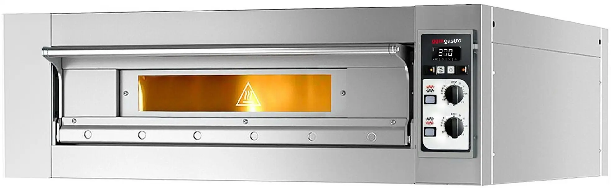 Печь для пиццы GGM Gastro PEZ930 (Inox) - 3
