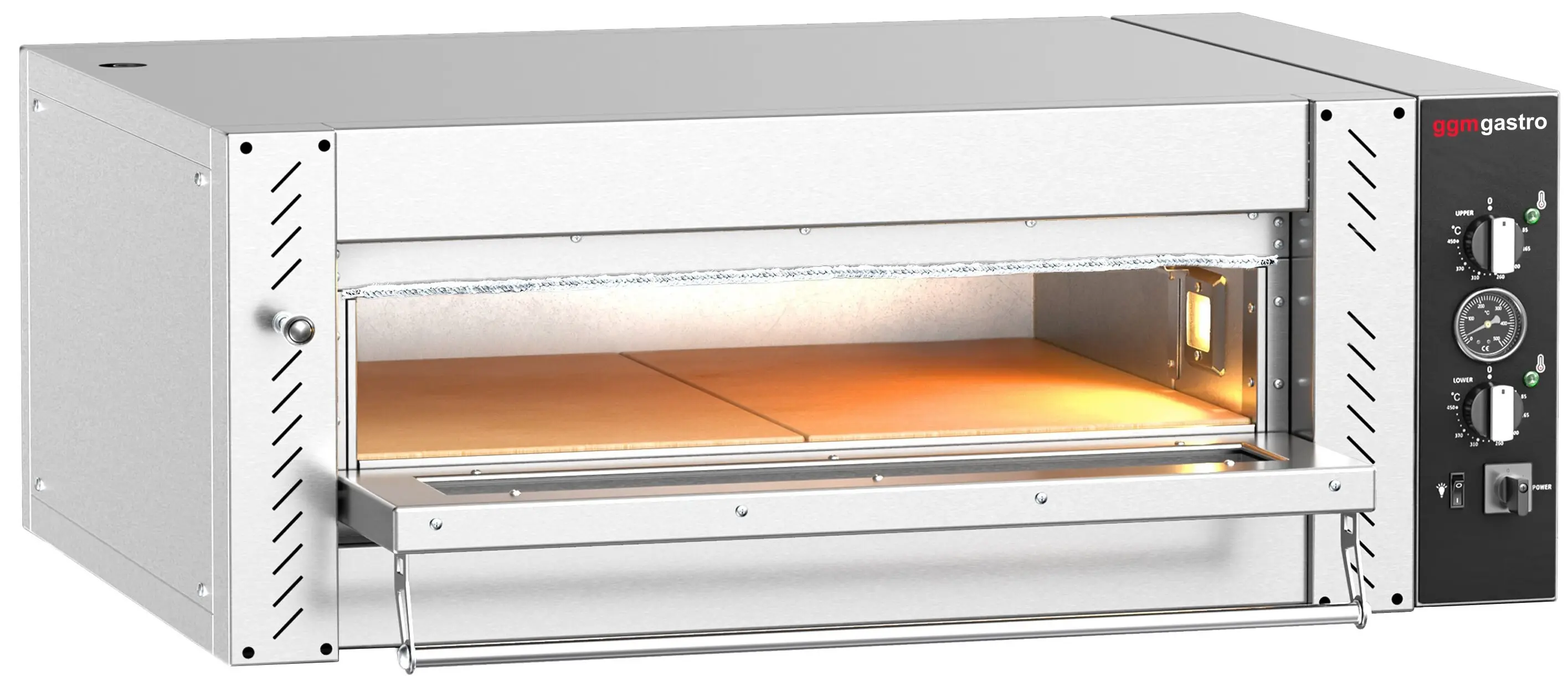 Печь для пиццы GGM Gastro POE430N (Inox) - 2
