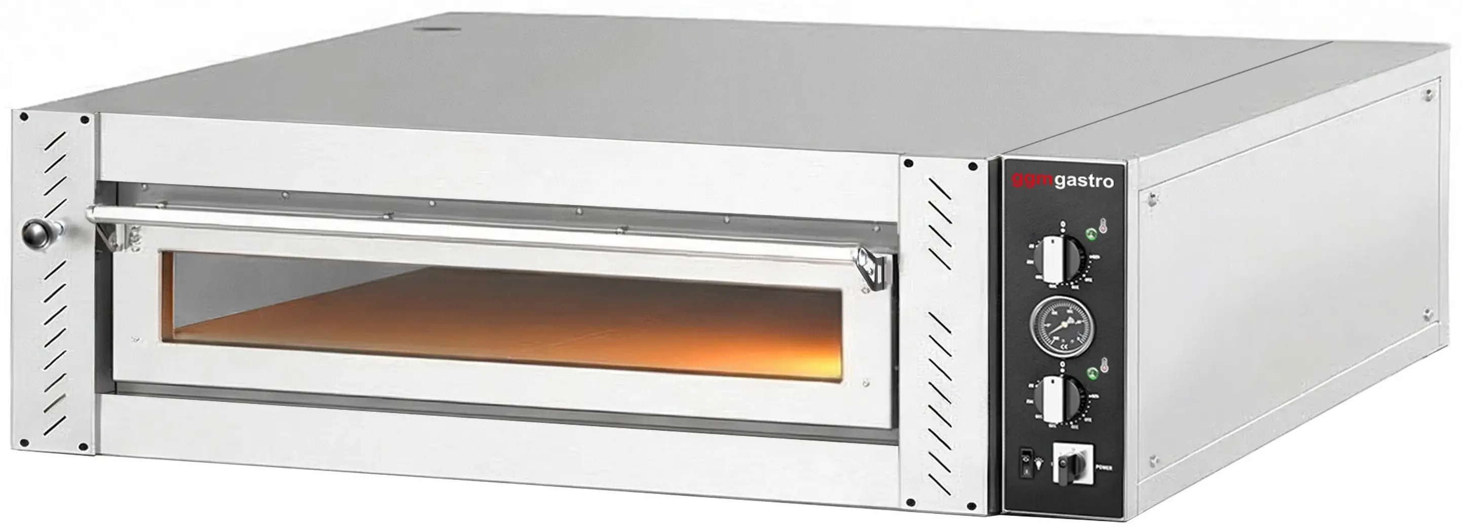 Печь для пиццы GGM Gastro POE430N (Inox) - 4