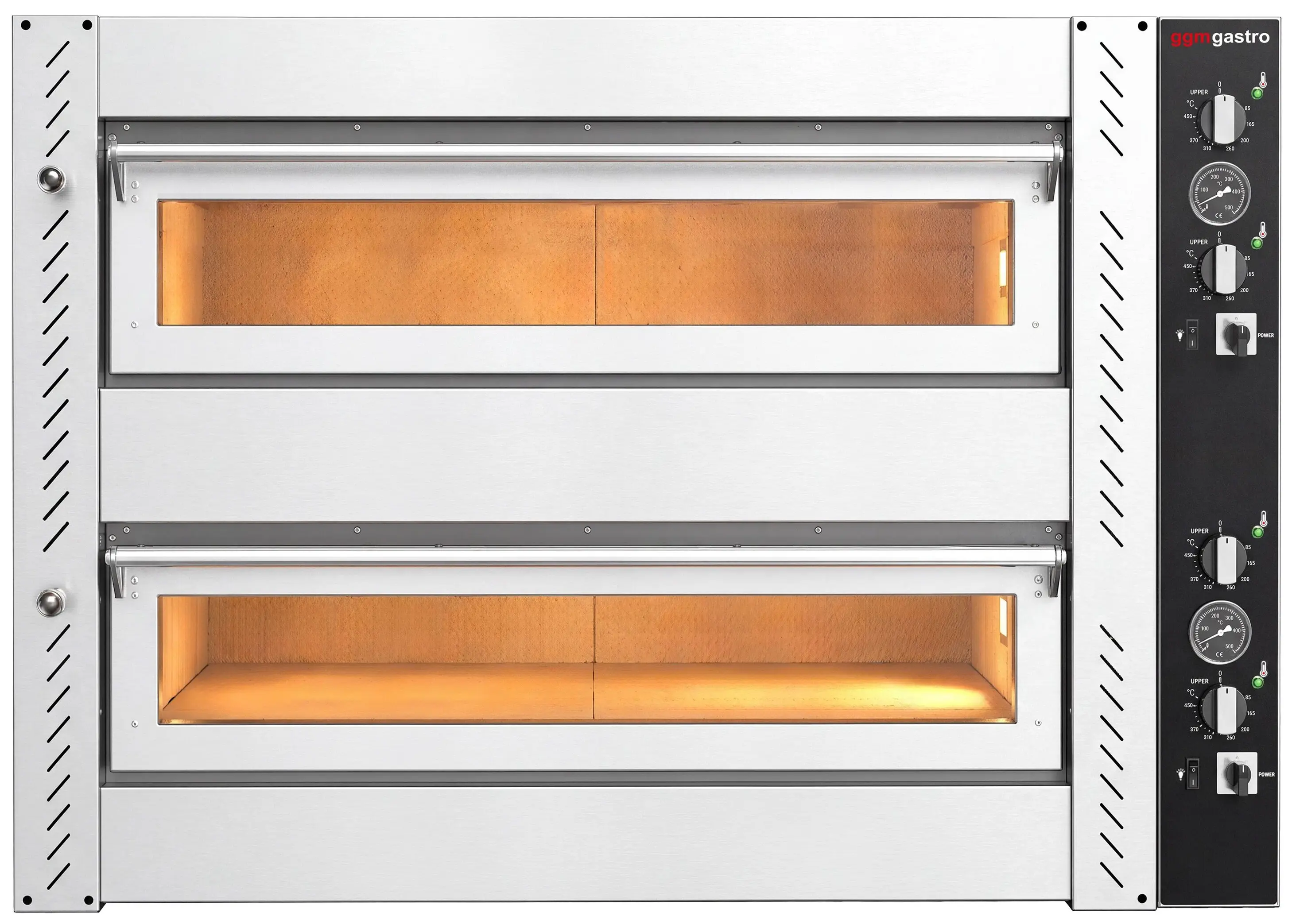 Печь для пиццы GGM Gastro POE4430VSN (Inox) - 3