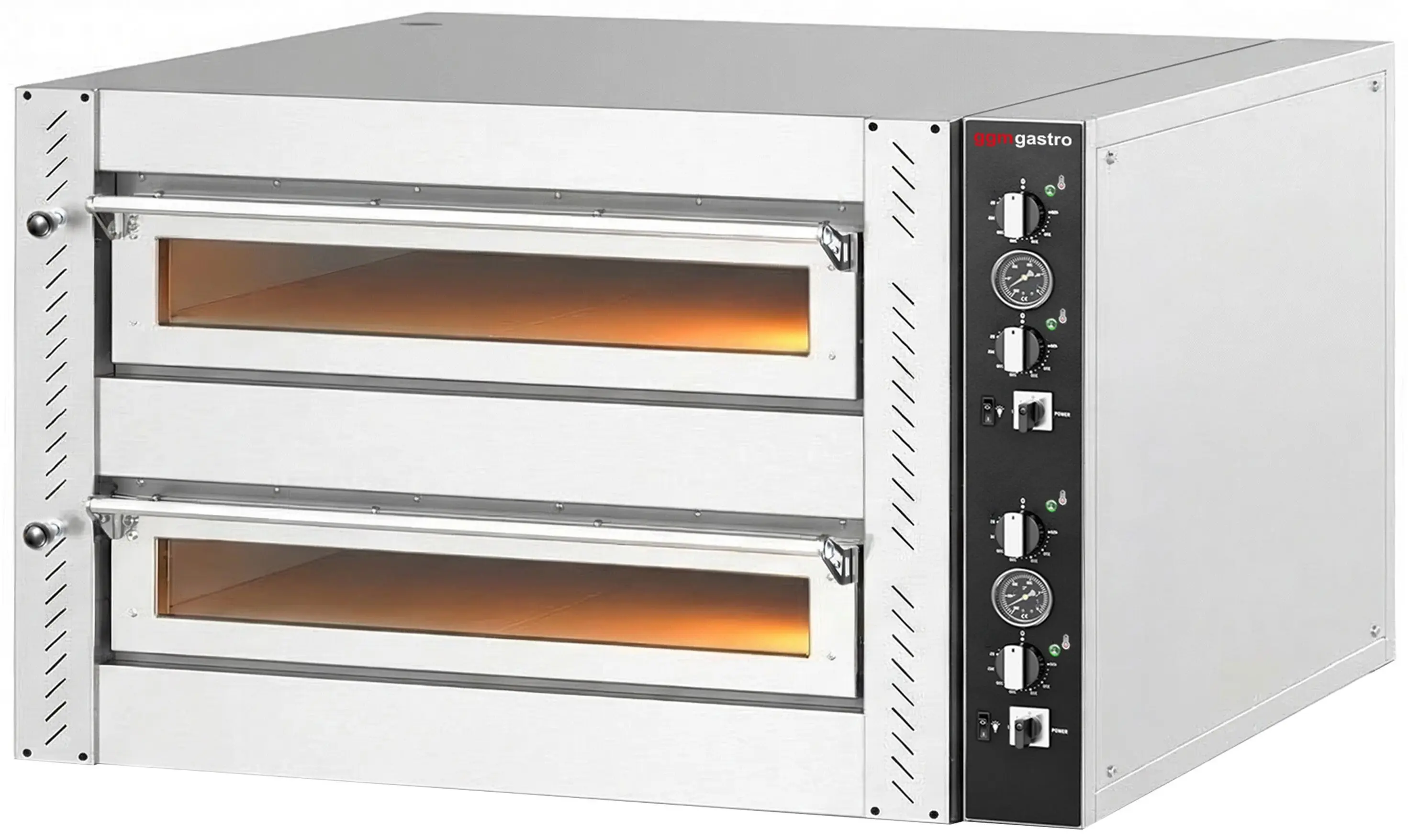 Печь для пиццы GGM Gastro POE4430VSN (Inox) - 4