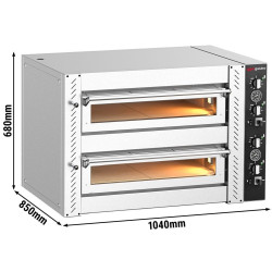 Печь для пиццы GGM Gastro POE4430VSN (Inox) Thumb