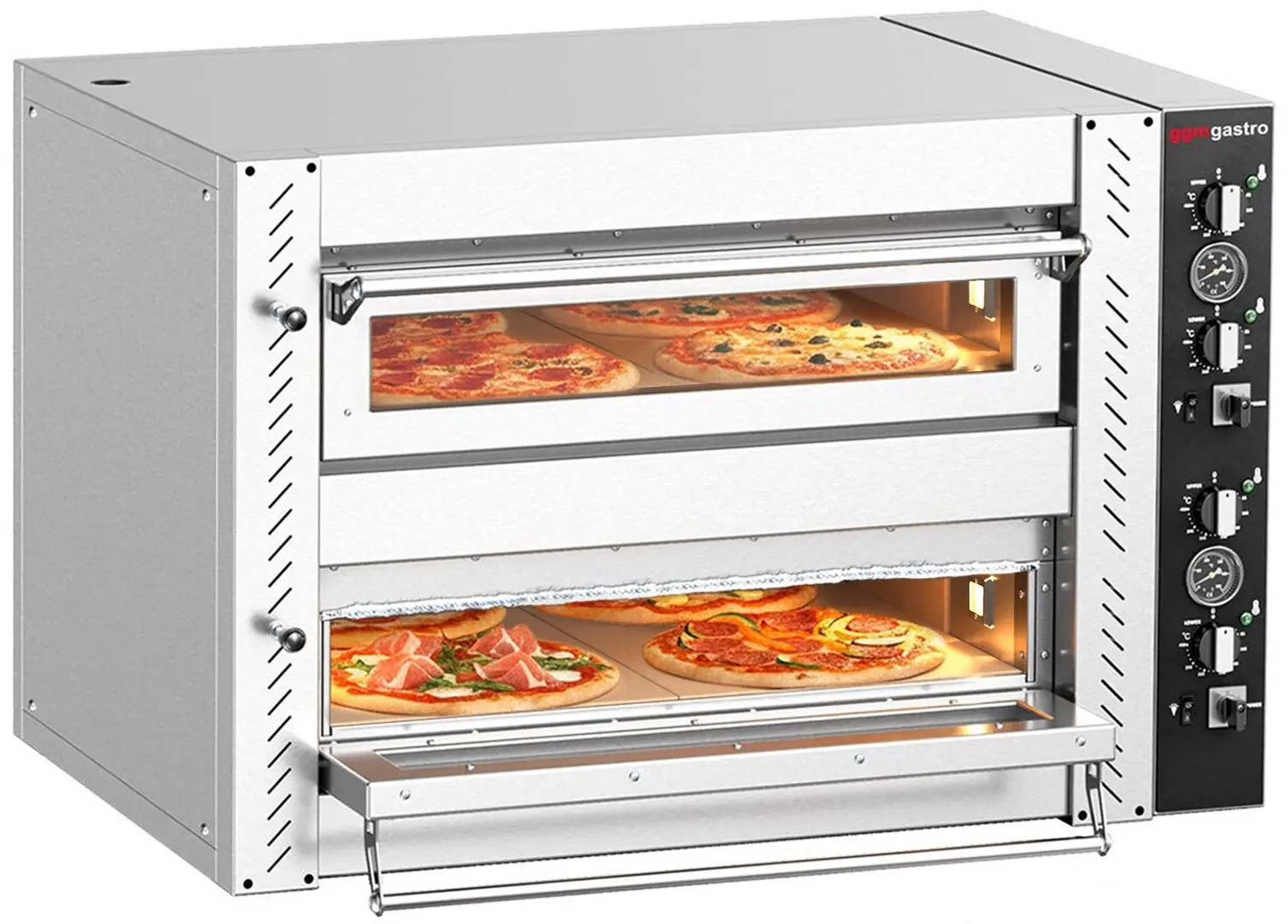 Печь для пиццы GGM Gastro POE4430VSN (Inox)