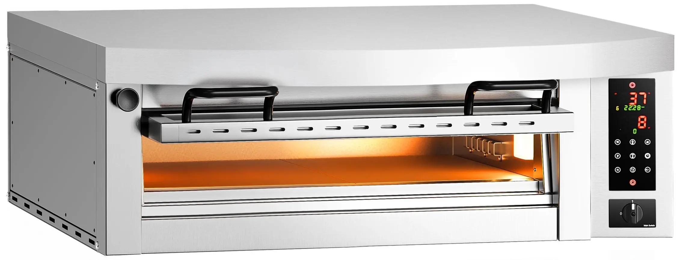 Печь для пиццы GGM Gastro POP434E#HP434 (Inox) - 2