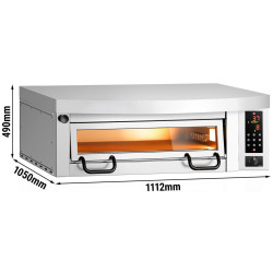 Печь для пиццы GGM Gastro POP434E#HP434 (Inox) Thumb