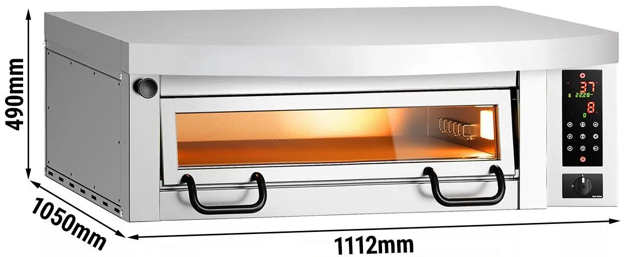 Печь для пиццы GGM Gastro POP434E#HP434 (Inox) - 6