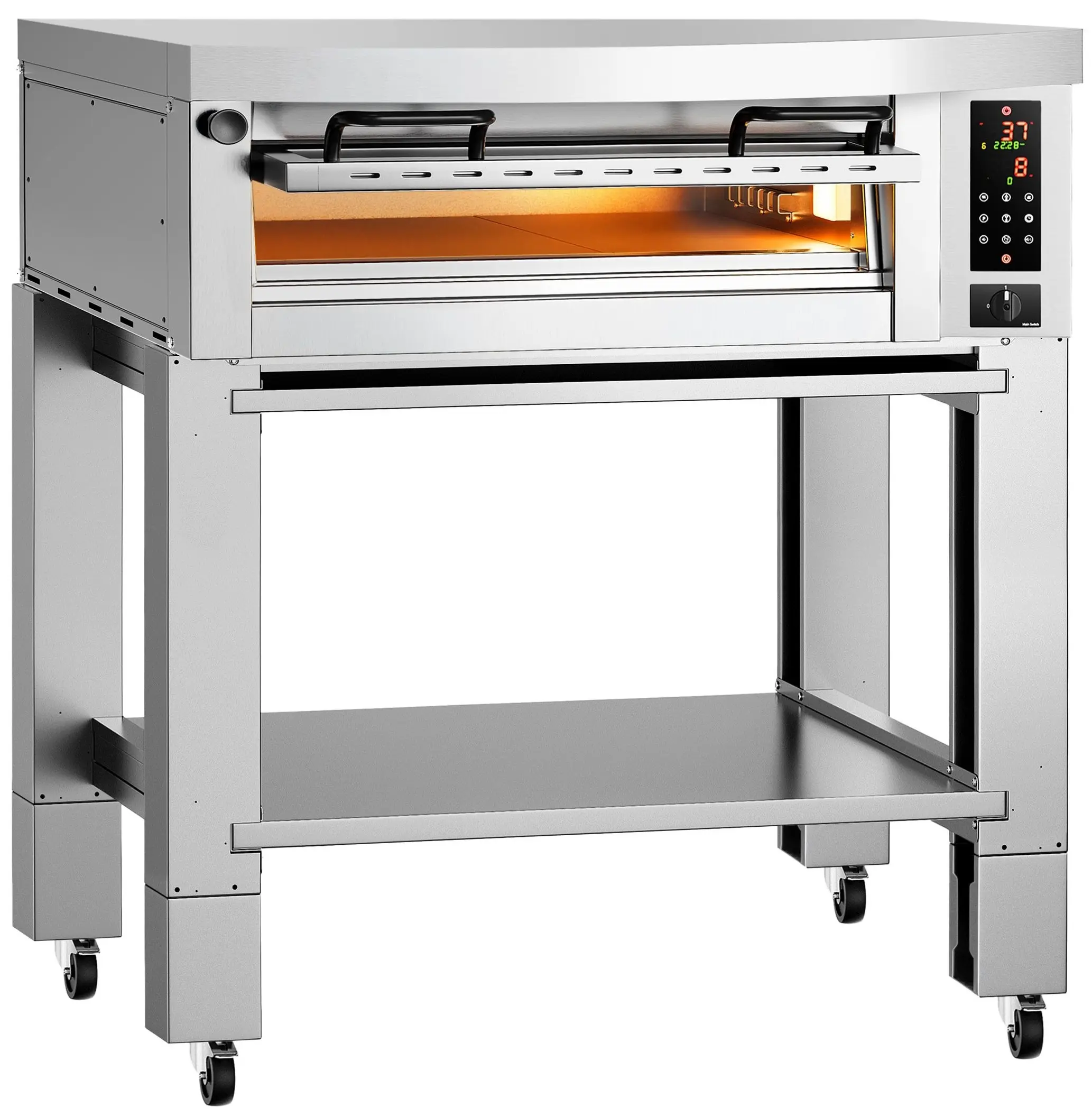Печь для пиццы GGM Gastro POP434E#HP434#UG4 (Inox) - 2