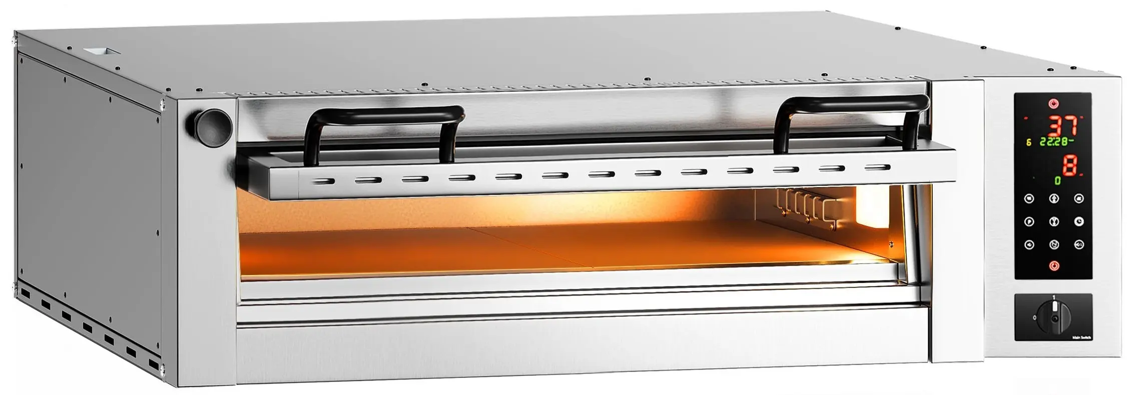 Печь для пиццы GGM Gastro POP434E (Inox) - 2