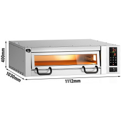 Печь для пиццы GGM Gastro POP434E (Inox) Thumb