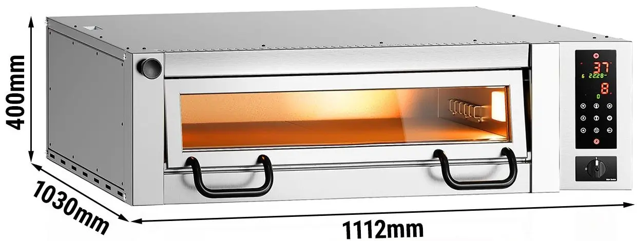 Печь для пиццы GGM Gastro POP434E (Inox) - 6