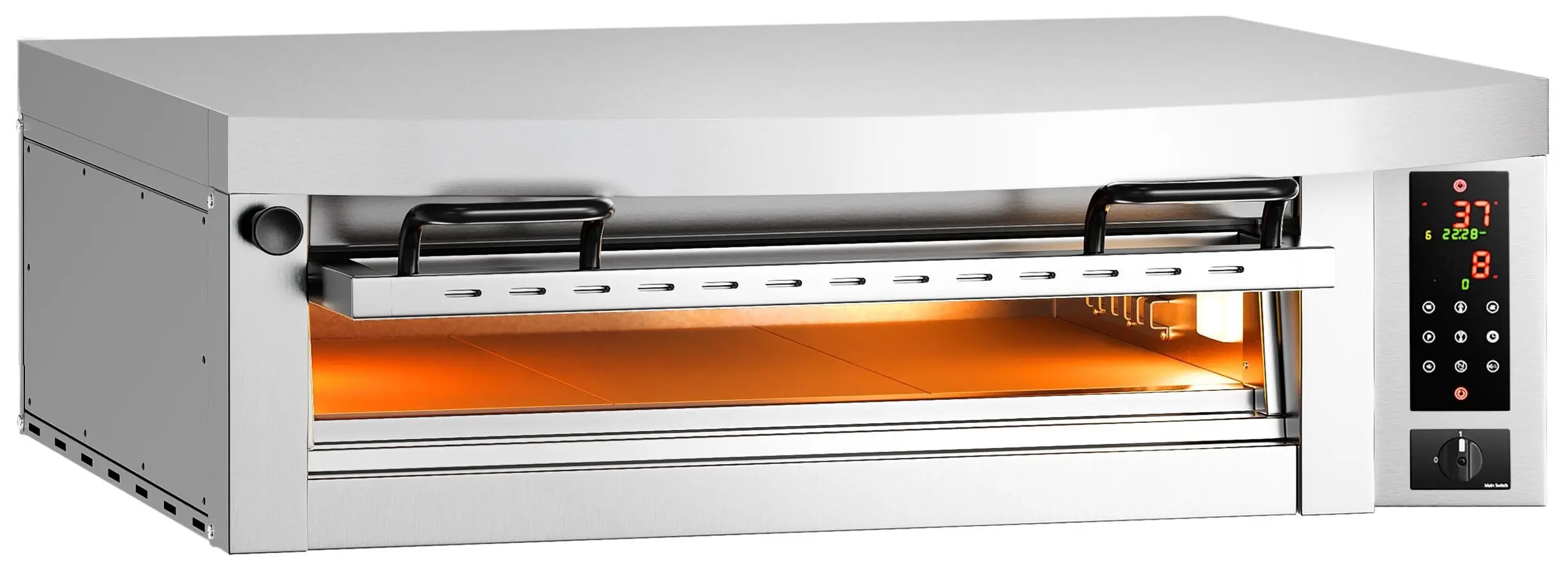 Печь для пиццы GGM Gastro POP634E#HP634 (Inox) - 2