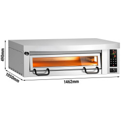 Печь для пиццы GGM Gastro POP634E#HP634 (Inox) Thumb