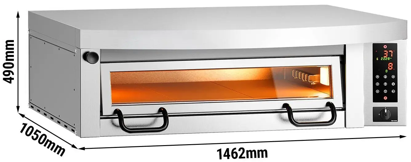 Печь для пиццы GGM Gastro POP634E#HP634 (Inox) - 6