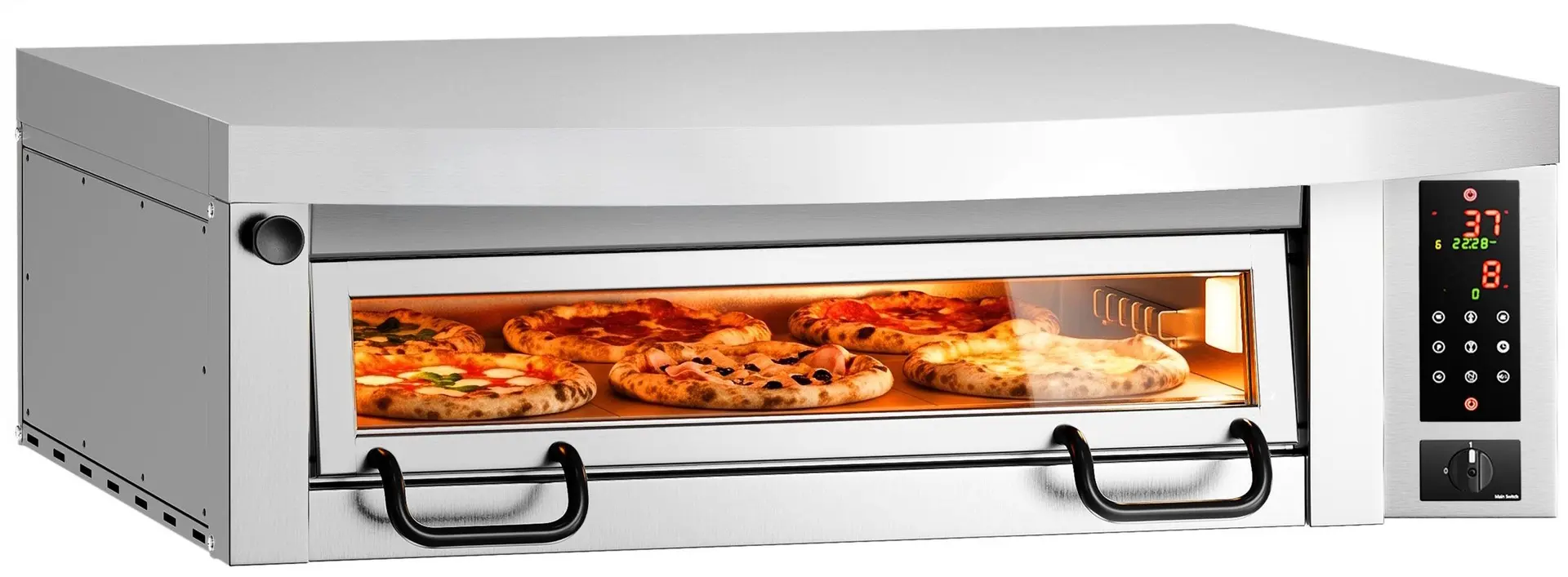 Печь для пиццы GGM Gastro POP634E#HP634 (Inox)