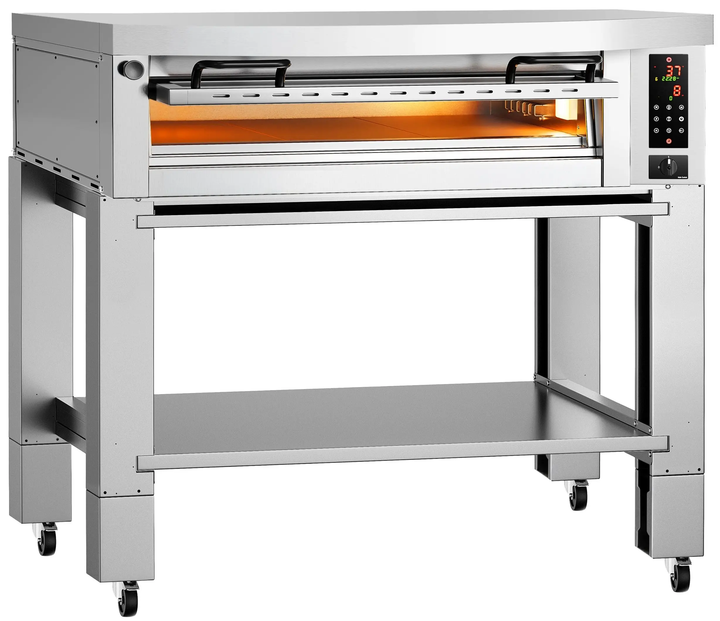 Печь для пиццы GGM Gastro POP634E#HP634#UG6 (Inox) - 2