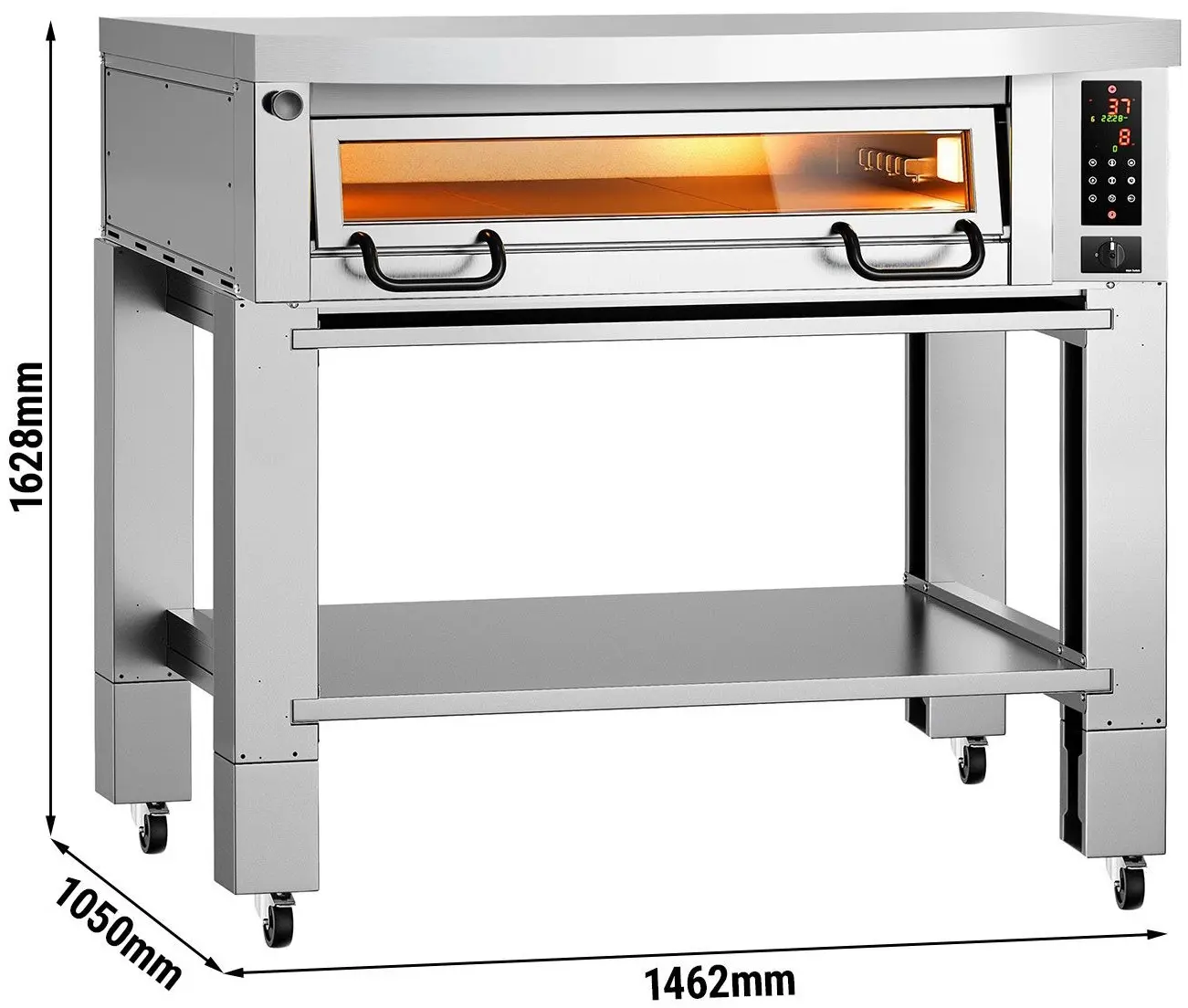 Печь для пиццы GGM Gastro POP634E#HP634#UG6 (Inox) - 6