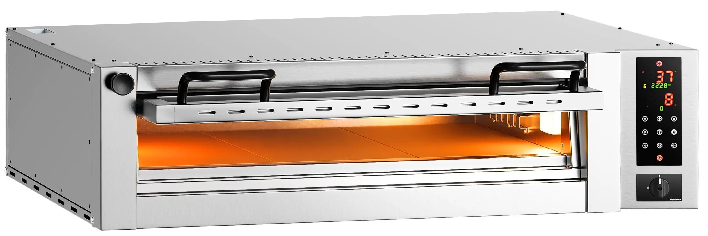 Печь для пиццы GGM Gastro POP634E (Inox) - 2