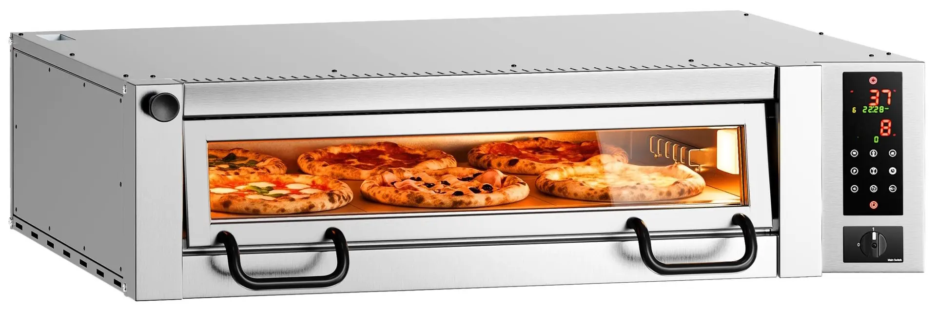 Печь для пиццы GGM Gastro POP634E (Inox)
