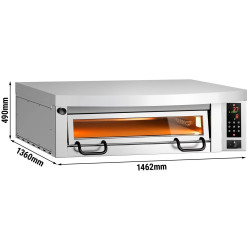 Печь для пиццы GGM Gastro POP934E#HP934 (Inox) Thumb