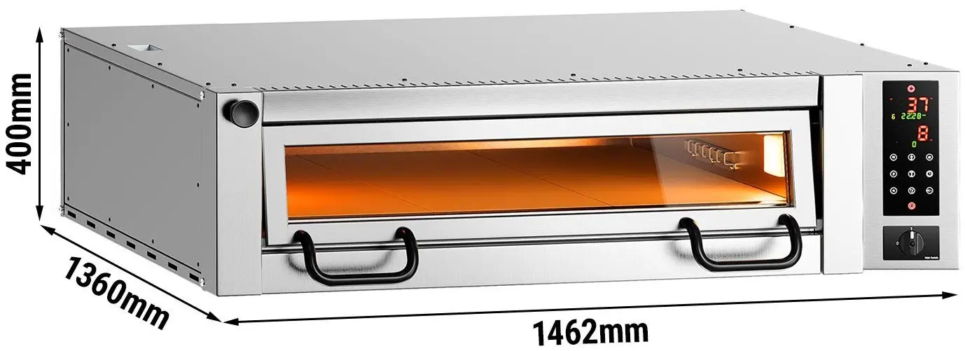 Печь для пиццы GGM Gastro POP934E (Inox) - 6