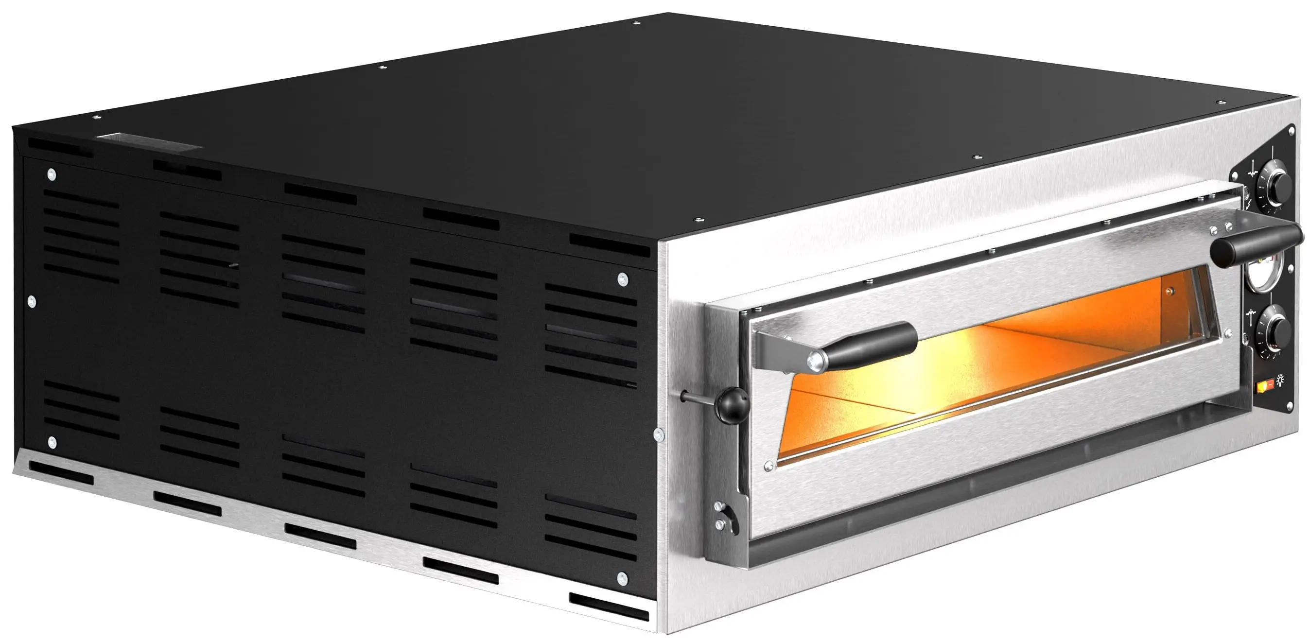 Печь для пиццы GGM Gastro PP430-230V (Inox/Black) - 2