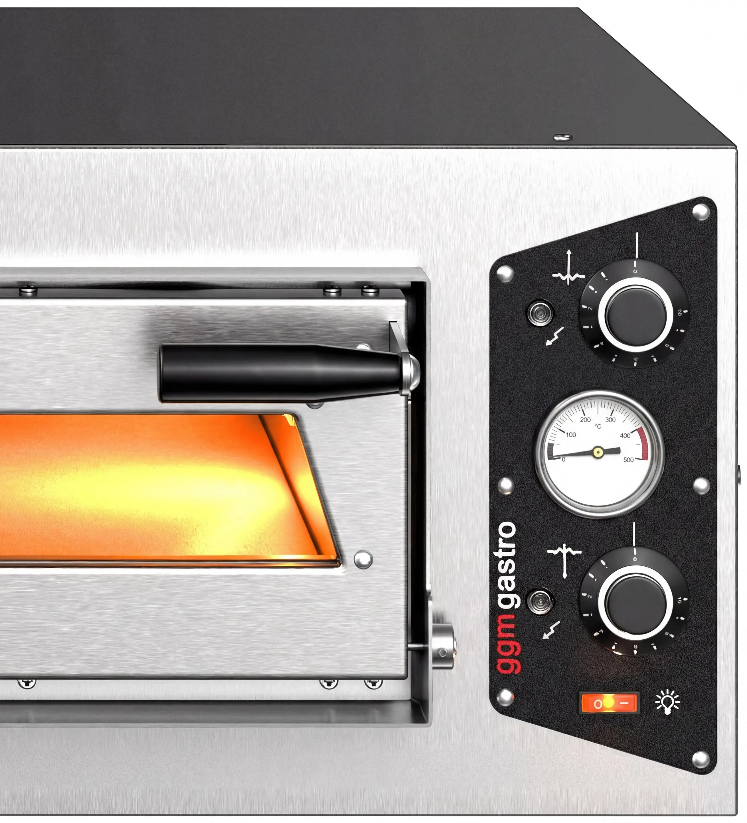 Печь для пиццы GGM Gastro PP430-230V (Inox/Black) - 5