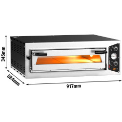 Печь для пиццы GGM Gastro PP430-230V (Inox/Black) Thumb