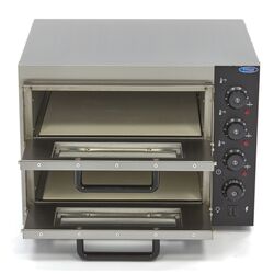 Печь для пиццы Maxima 09362155 2x40 (Inox) Thumb