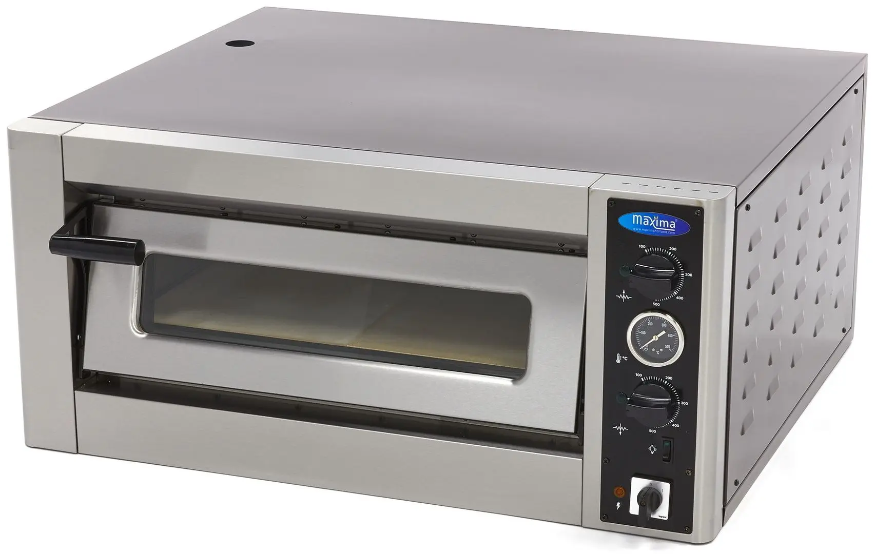 Печь для пиццы Maxima Deluxe 09370020 4x30 (Inox) - 7