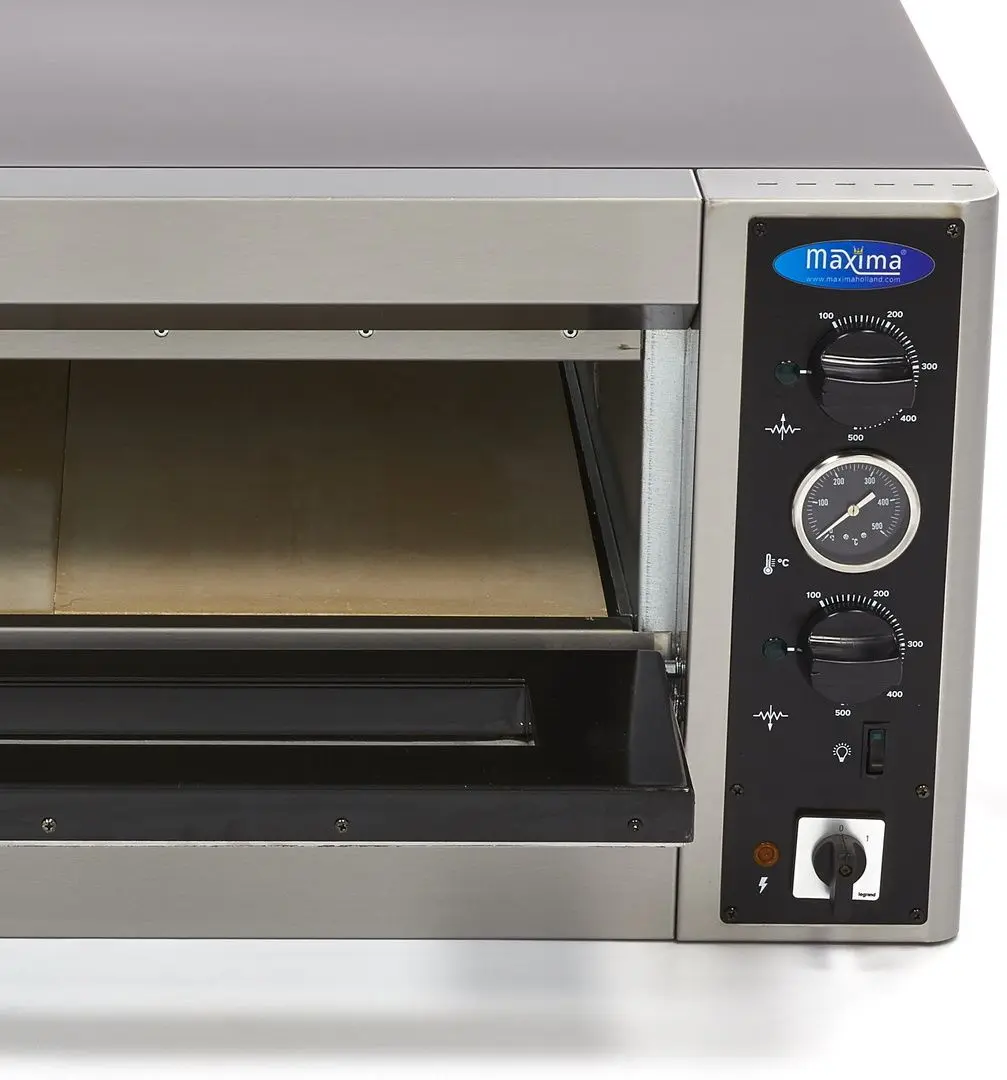 Печь для пиццы Maxima Deluxe 09370020 4x30 (Inox) - 6