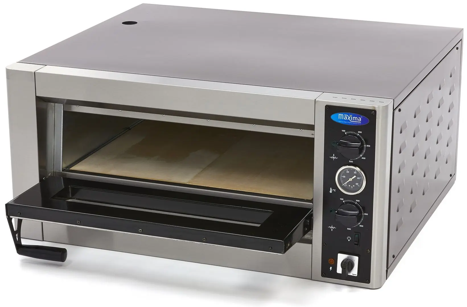 Печь для пиццы Maxima Deluxe 09370020 4x30 (Inox) - 5