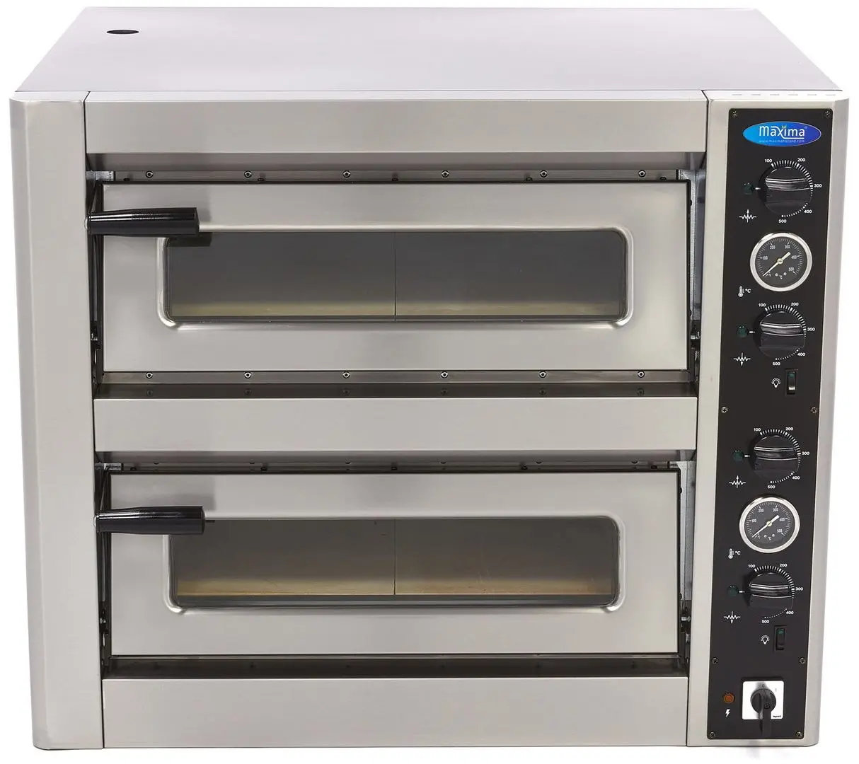 Печь для пиццы Maxima Deluxe 09370030 4+4x30 (Inox)