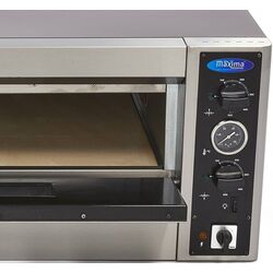 Cuptor de pizza Maxima Deluxe 09370040 6x30 (Inox/Black) Thumb